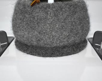 Gray Pot o'Gold Cozy for 8-Cup Chemex Coffee Brewer