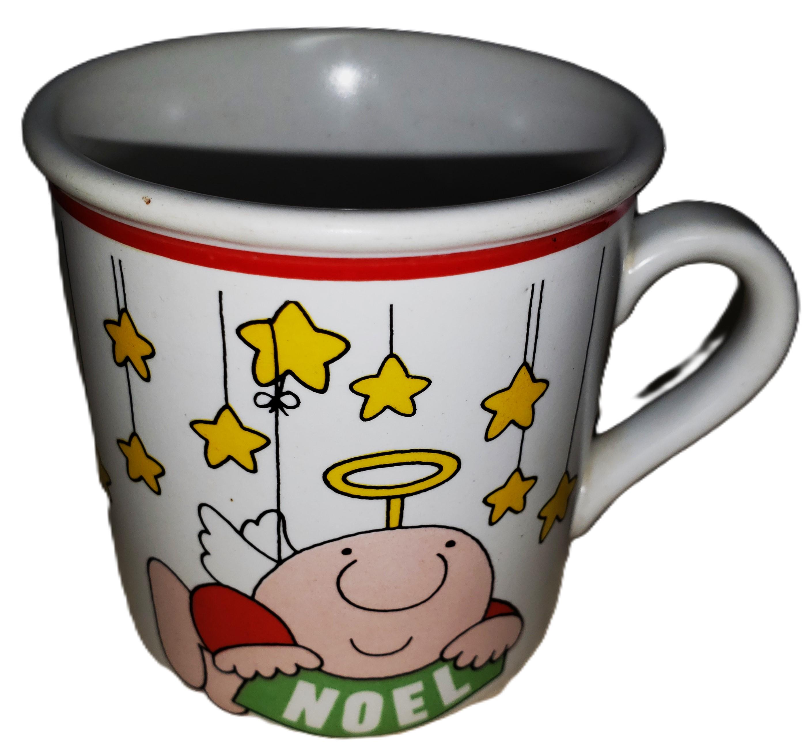 食器 ziggy Vintage 1977 ZIGGY Christmas Keepsake Stoneware Mug- Merry