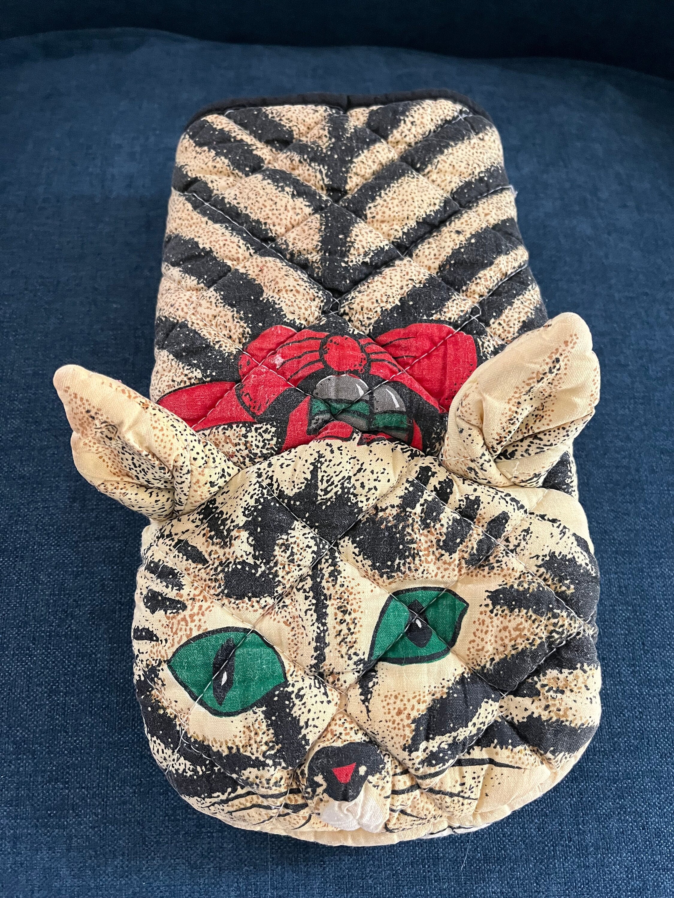 Cat Oven Mit, Vintage Zak Designs 1989 Quilted Seinfeld TV Sitcom