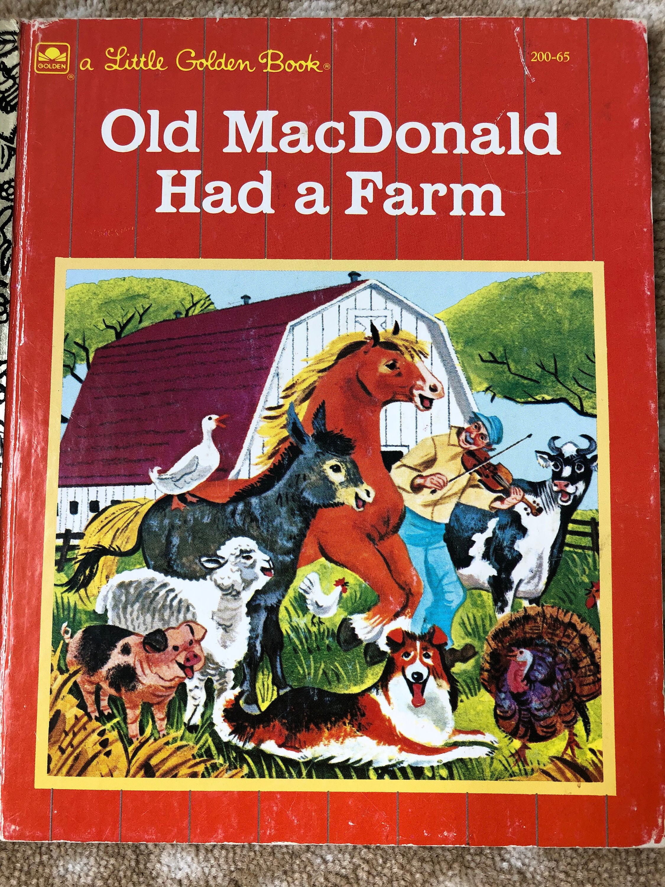 Vintage Little Golden Book Old MacDonald Had a Farm 200-64 | Etsy