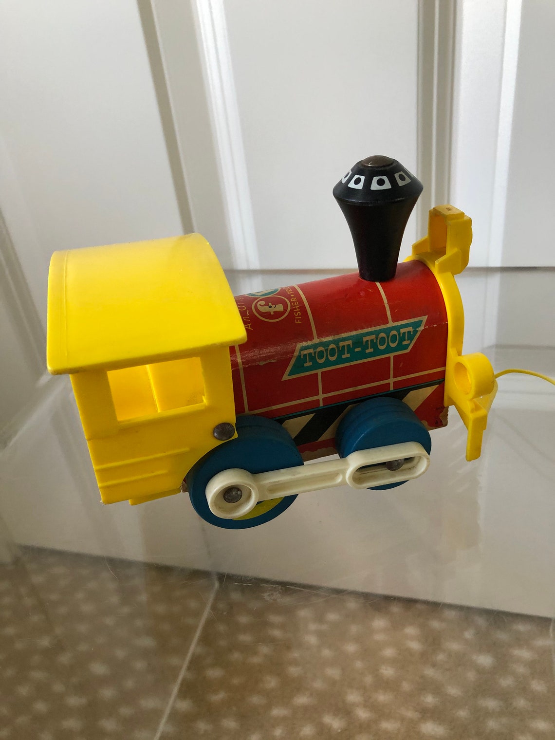 Fisher Price train pull toy Toot-Toot child's pull toys | Etsy