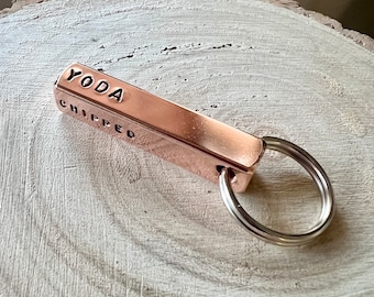 Copper Dog Tag, Personalised Dog Tag for Dogs, Dog ID Tag UK