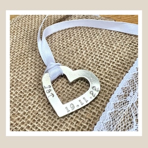 Bridal Bouquet Charm, Custom Wedding Bouquet Charm, Personalised Wedding Keepsake