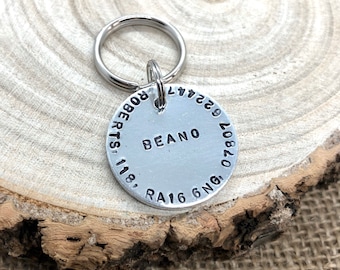 Aluminium Dog Tag, Dog ID Tag, Personalised Pet Tag, Dog Collar