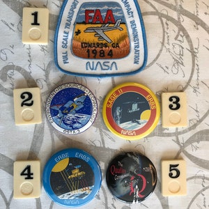NASA Patch and Buttons