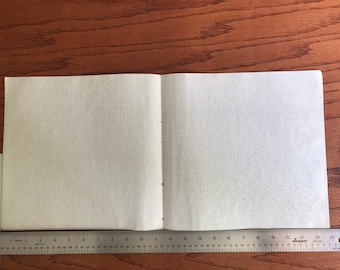 Large Vintage Braille Paper 11" x 23”