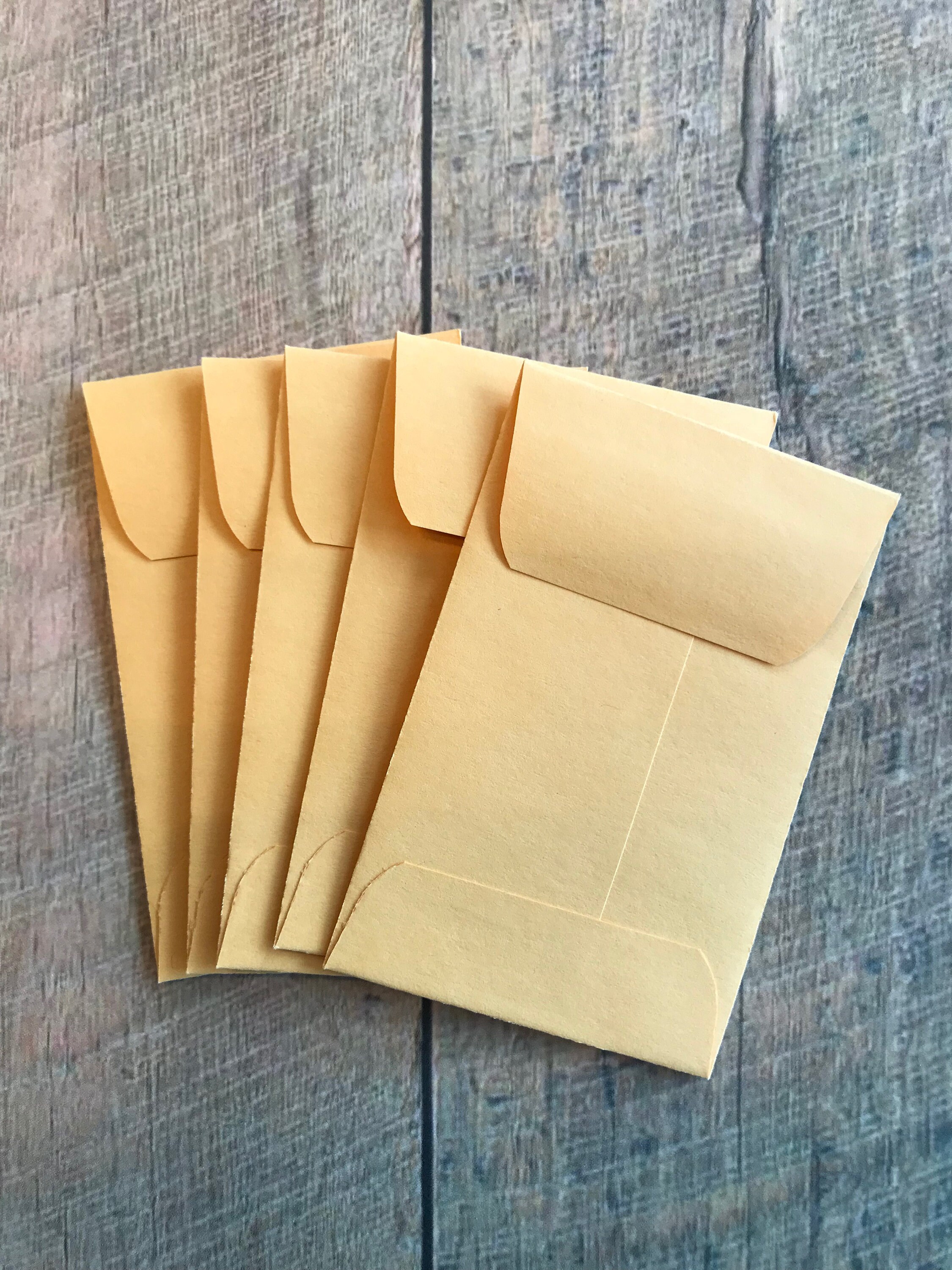 Kraft No. 1 Coin Envelope 2.25 x 3.5 Etsy