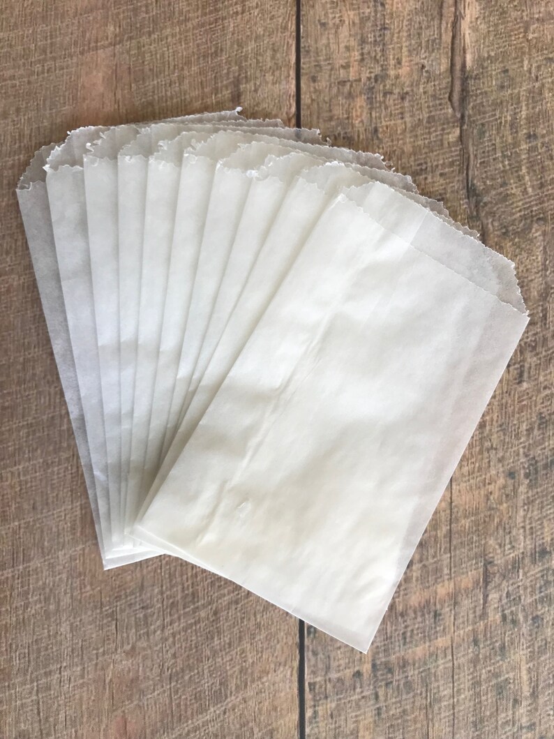 Flat Glassine Bag 2.75 X 4.75 Etsy