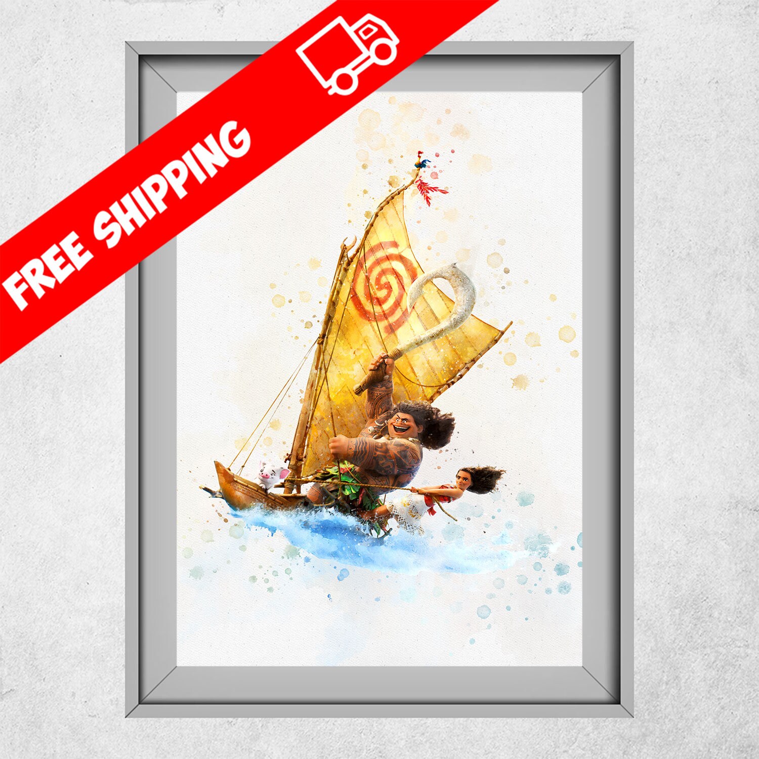 Moana Wall Art Princess Moana Moana Art Moana Print Disney | Etsy