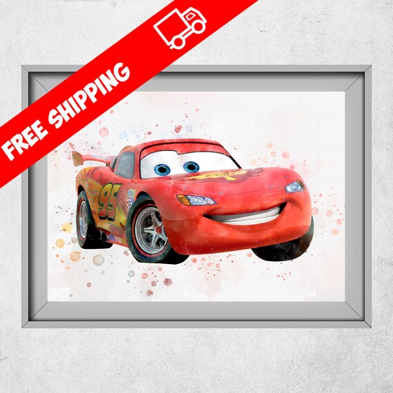 lightning mcqueen poster