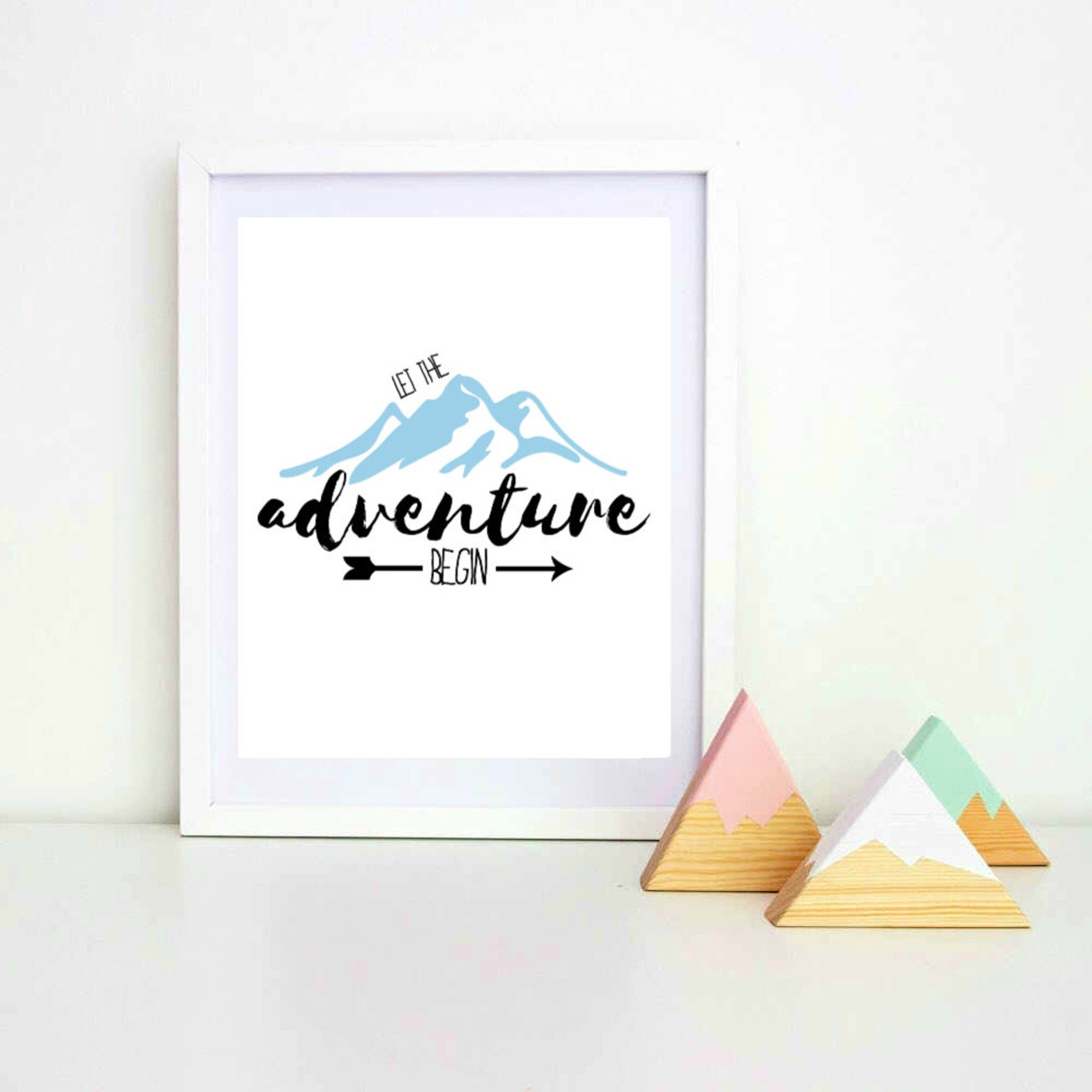 Adventure Printable Let the Adventure Begin Adventure | Etsy