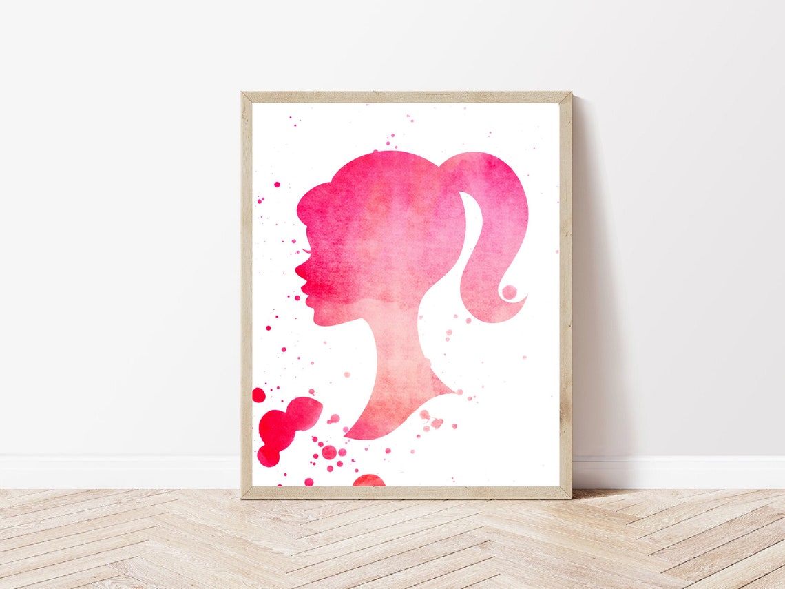 Barbie Inspired Wall Art Barbie Poster Barbie Print Wall - Etsy