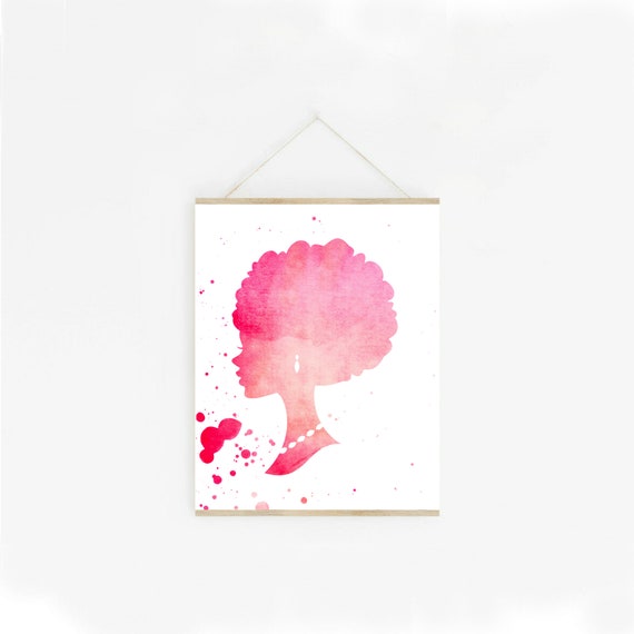 black barbie wall art