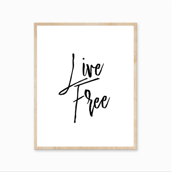 Printable Live Free Boho Art Print Minimal Black And - Free Boho Wall Art Printables Printable Live Free Boho Art Print Minimal Black And - Free Boho Wall Art Printables