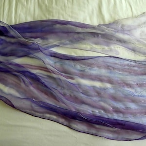 Hand Painted Silk Chifon Scarf
