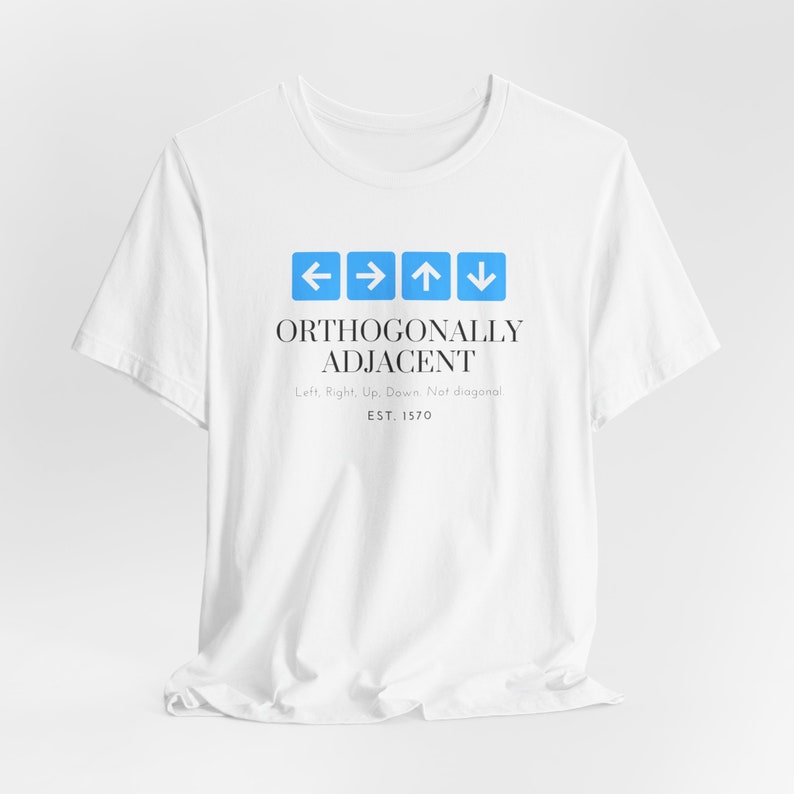 Orthogonally Adjacent Shirt Gamer Gifts Board Game Terms Board Game Shirt image 7