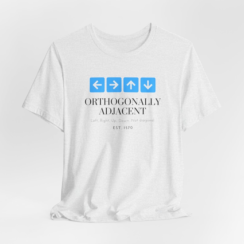 Orthogonally Adjacent Shirt Gamer Gifts Board Game Terms Board Game Shirt image 9