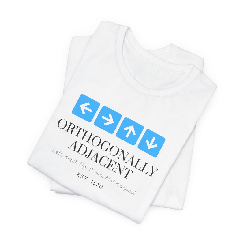 Orthogonally Adjacent Shirt Gamer Gifts Board Game Terms Board Game Shirt image 2