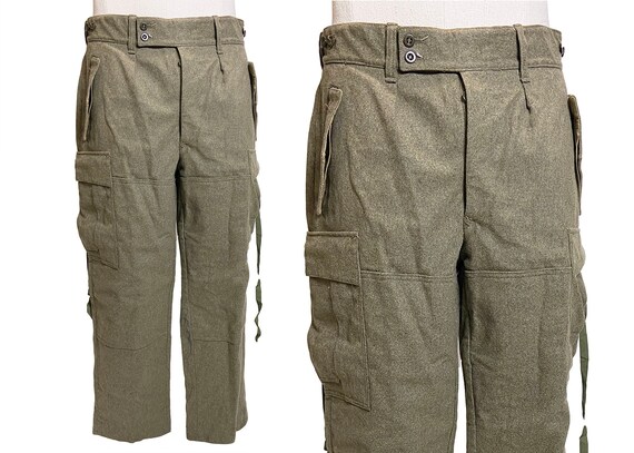 Seyntex Melton Wool Military Cargo Pants