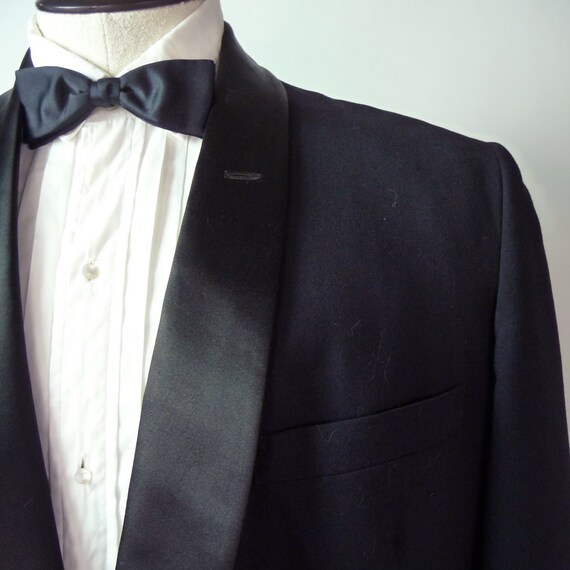 1950s to 1960s After Six Tuxedo Jacket Shawl Lapels - Gem