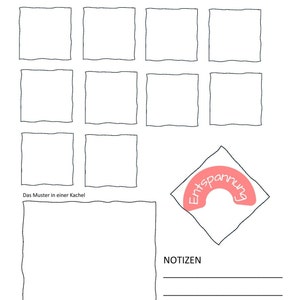 Sjablonenboek voor het tekenen van patronen volgens de Zentangle®-methode en de stapsgewijze instructies (297 x 210 m)