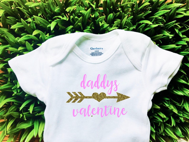daddy's valentine onesie