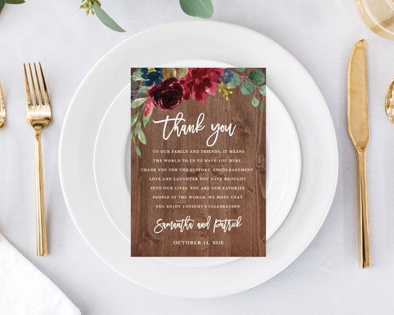 Wedding Thank You letter Template Wedding Thank You Template Thank you Note Template Wedding Letter Template Instant Download Templett, 132 Il_570xn
