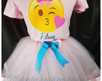 Emoji Tutu Set Etsy