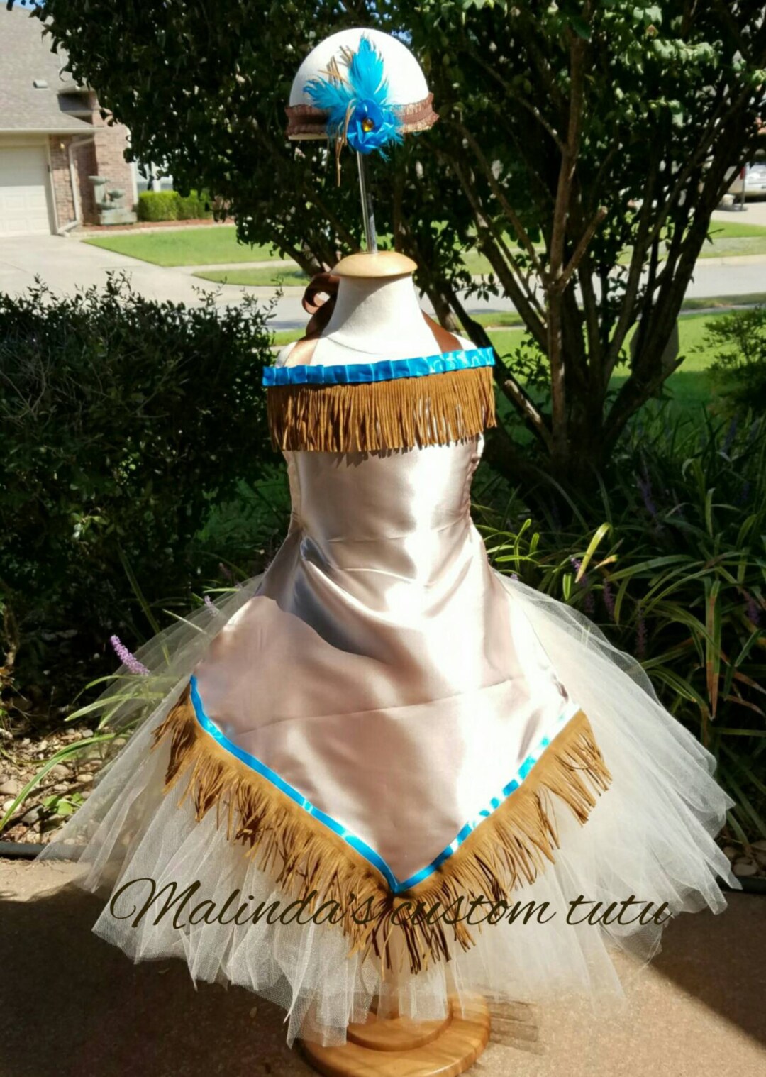 Pocahontas Tutu Dress With Feather Hair Band indian Style Tutu Princess Pocahontas Halloween Tutu Birthday Tutu Party Tutu Size 0 6yrs. Etsy UK