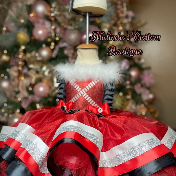 Little drummer girl, first Christmas, Christmas tutu , Nutcracker tutu