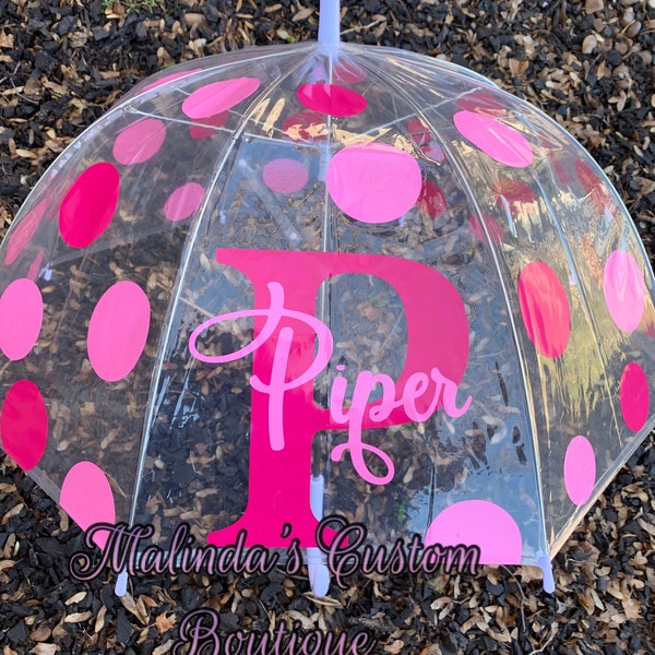 Monogrammed umbrella, custom umbrella, signature umbrella, kids umbrella, family umbrella, girls umbrella, easter gift, Christmas gift,