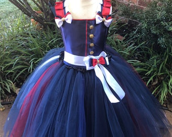 Military ball gown, military costume , military party dress, armed service gown , pageant gown