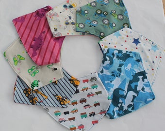Baby bibs sales with plastic back