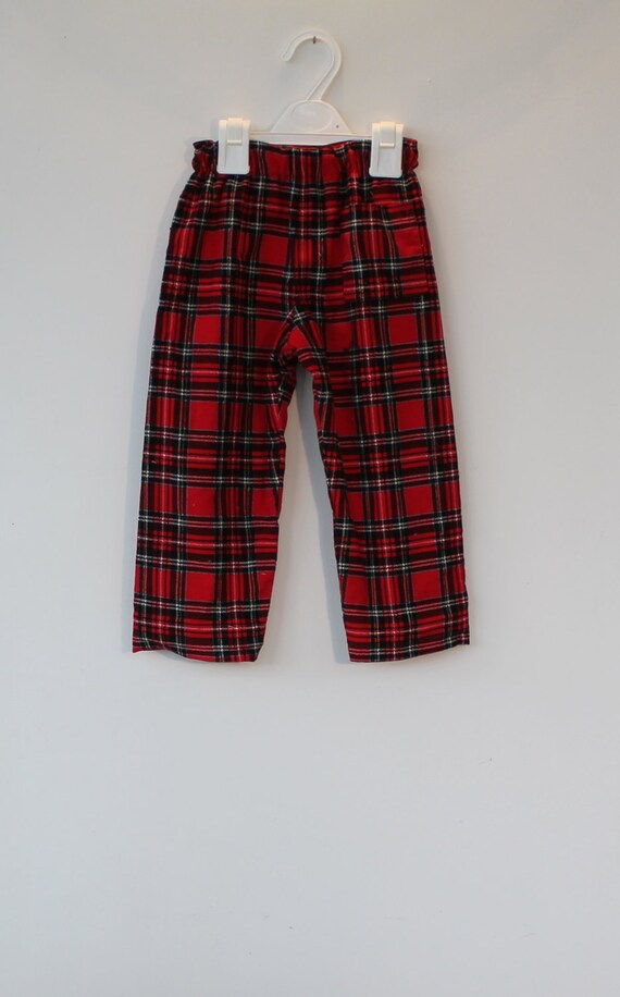 kids tartan pants