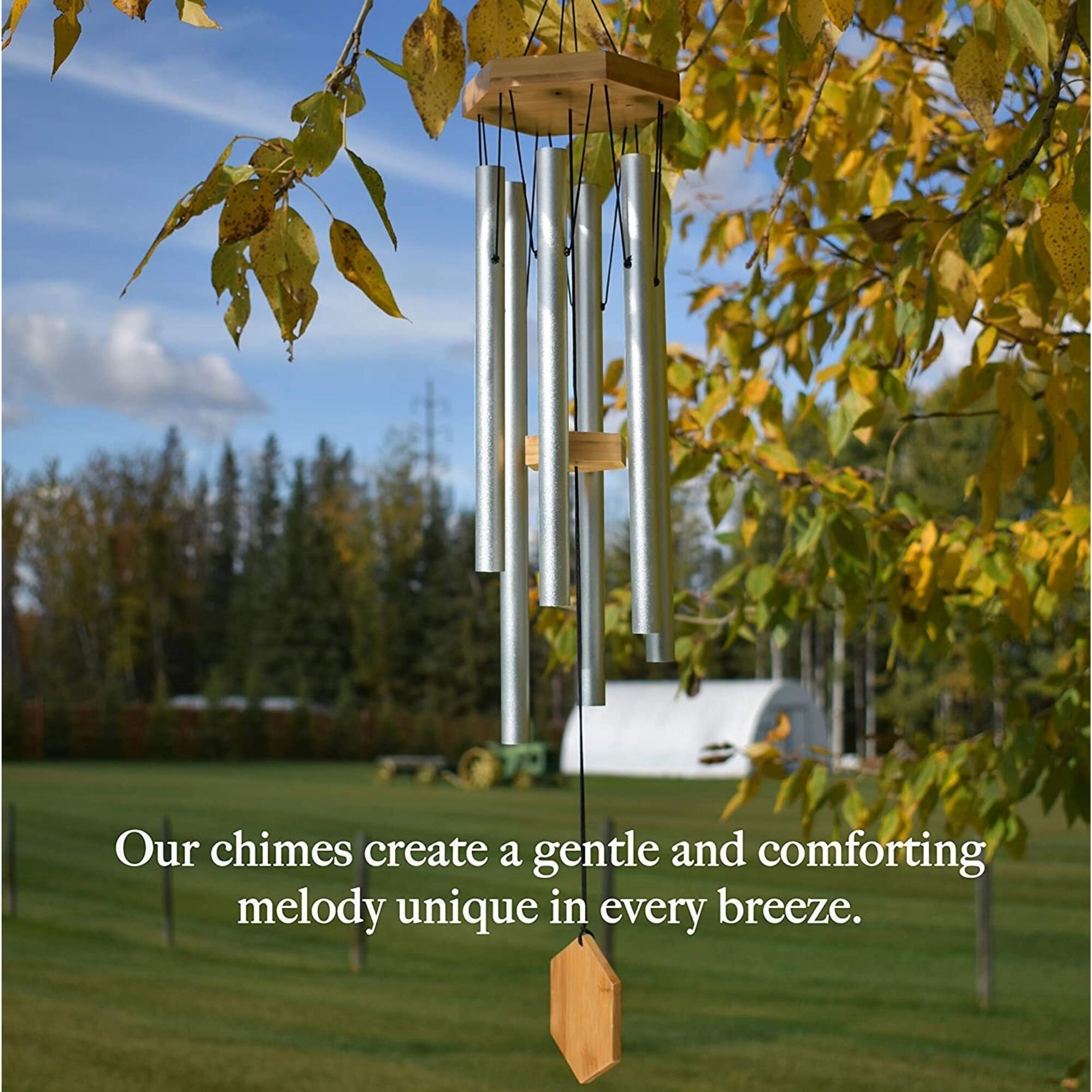 Wind Chime Garden Decor Yard Outdoor Chimes Hanging Home Color Etsy