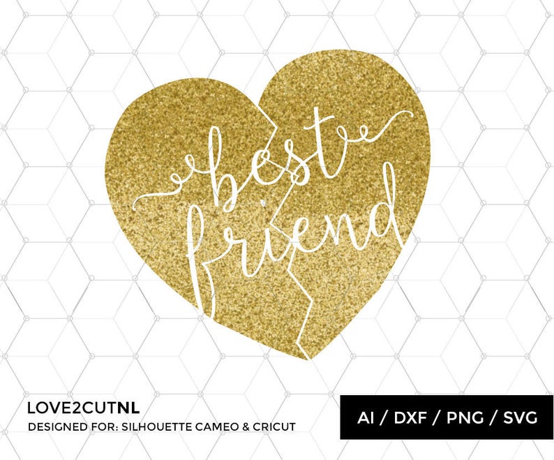 Download Svg Silhouette Svg Cut Files Silhouette Files Best Friend Svg Silhouette Cameo File Svg Cutting Files Bff Heart Diy Best Friend Shirt Clip Art Art Collectibles Vadel Com