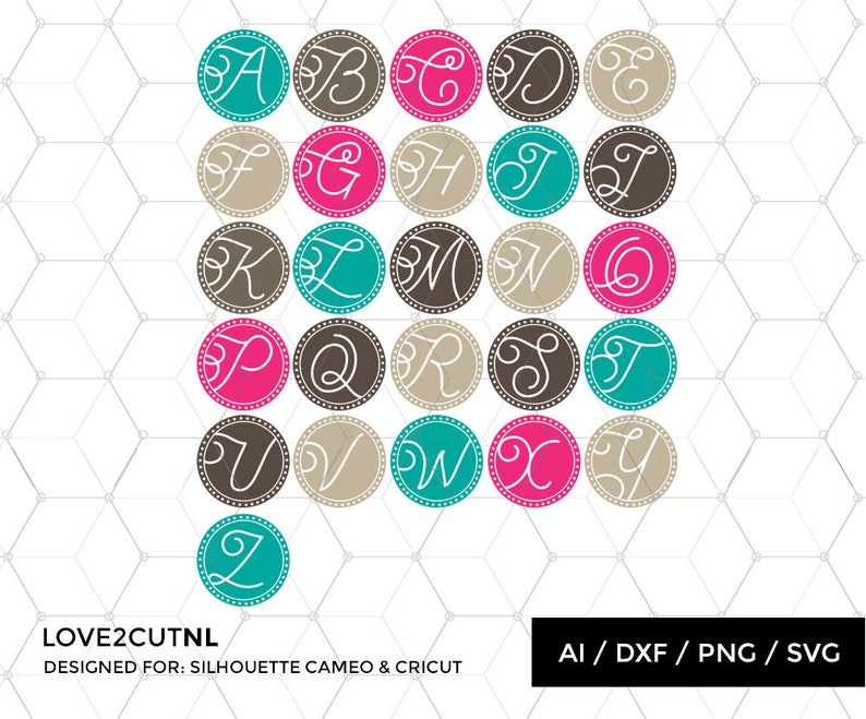 Download Circle Monogram svg file svg monogram Monogram svg files ...