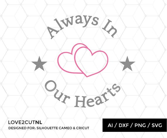 Download Remembrance Christmas Ornament Svg Always In Our Hearts Cut File For Silhouette Or Other Craft Cutting