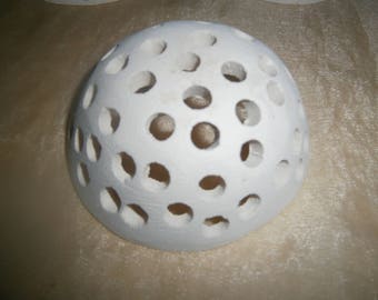 Keramikkugel, Kugel 8 x 4 cm