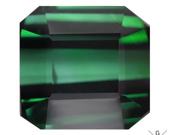 Tourmaline 2.18ct. Natural Loose Gemstone Octagon Сut Emerald Cut green Stone Mozambique