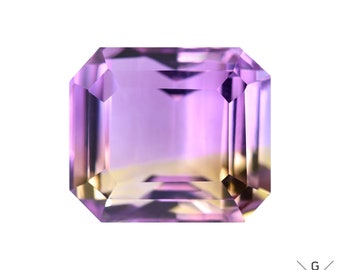 Natural Ametrine Loose Gemstone Clean Octagon Cut Bolivian Stone 8.88ct.