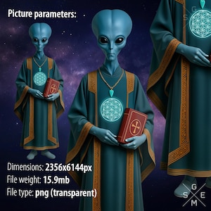 Arcturian transparant png-bestand 2 st. Arcturian Starseeds Alien gloeiend aquamarijnkristal. Unieke poster 3 st.