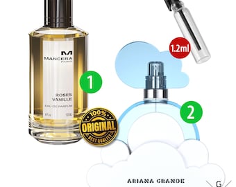 Decant Mancera Roses Vanille & ArianaGrande Cloud for Women EDP - 1.2 ml sweet perfume sample EU
