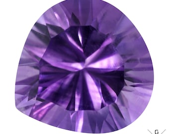 Amethyst 2.17ct. Natural Loose Gemstone Splendid Concave Pear Cut Purple Stone Brazil 9x7mm.