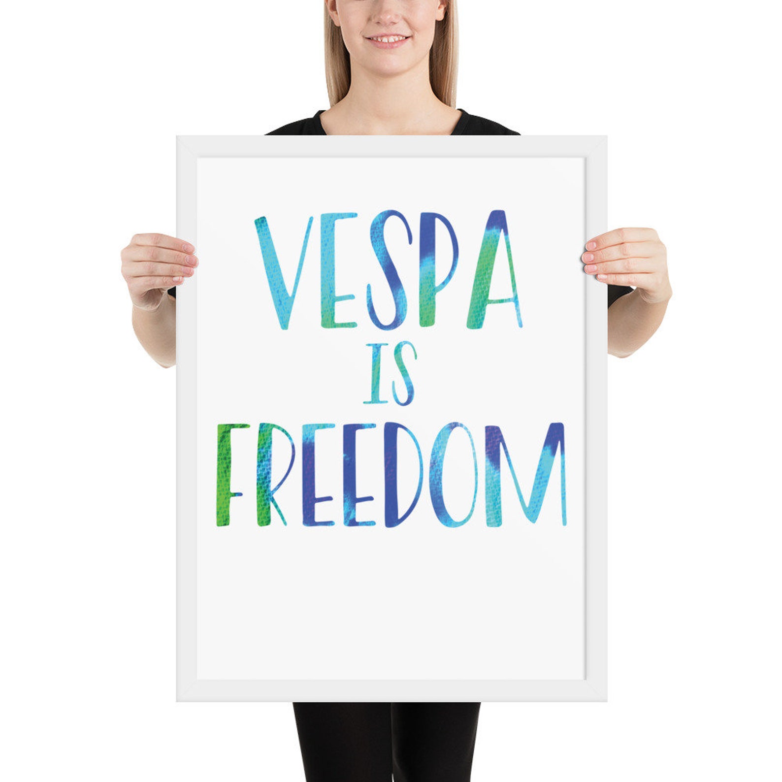 Vespa is Freedom Print Disney Luca Graphic Print Luca Quote Etsy UK