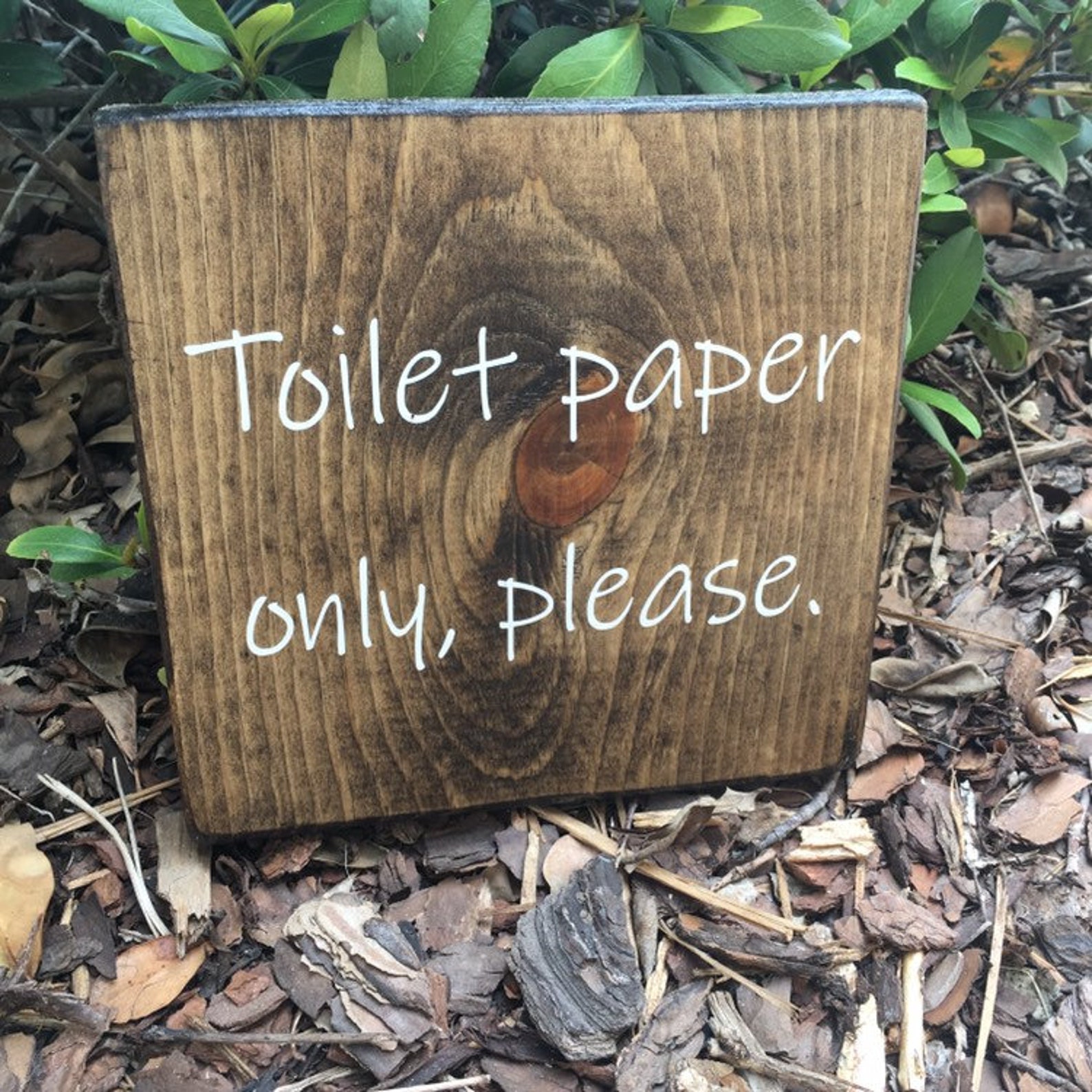 Toilet Paper Only Sign Custom Restroom Sign Distressed | Etsy