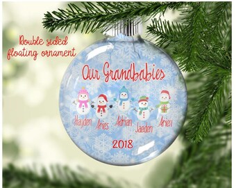 Personalized Grandkids Christmas Ornament Custom Christmas Ornament For Grandparents Personalized Ornament Christmas Gift Grandchildren Personalized Grandkids Christmas Ornament Custom Christmas Ornament For Grandparents Personalized Ornament Christmas Gift Grandchildren