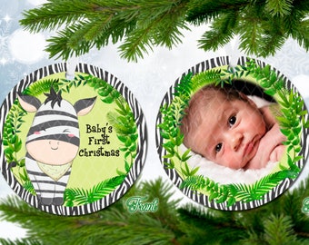 Personalized Baby's First Christmas Ornament, New Parents Gift, Christmas