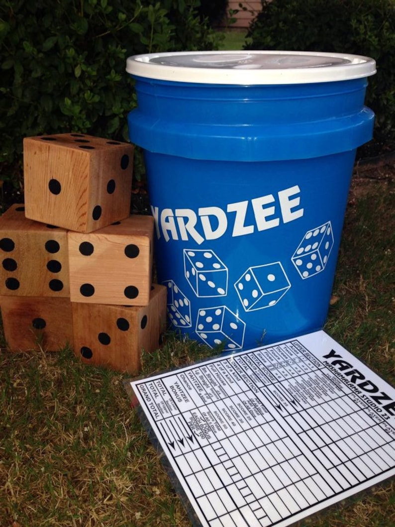 Yardzee Lawn Games Wedding Games Outdoor Wedding Yard Etsy Canada