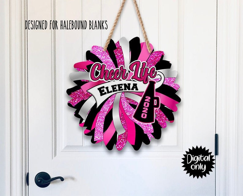 Personalized Cheer Door/Wall Hanger Cheer Door Hanger Etsy